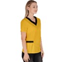 Aspen Gold - Women s V-Neck Scrub Top View3