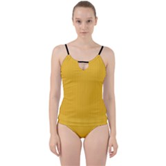 Aspen Gold - Cut Out Top Tankini Set by FashionLane