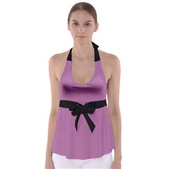 Bodacious Pink - Babydoll Tankini Top by FashionLane