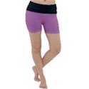 Bodacious Pink - Lightweight Velour Yoga Shorts View1