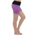 Bodacious Pink - Lightweight Velour Yoga Shorts View3