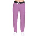 Bodacious Pink - Women velvet Drawstring Pants View1