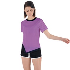 Bodacious Pink - Asymmetrical Short Sleeve Sports Tee