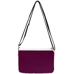 Boysenberry Purple - Double Gusset Crossbody Bag by FashionLane