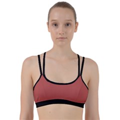 Blush Red - Line Them Up Sports Bra by FashionLane