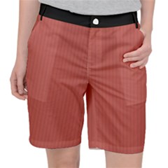 Blush Red - Pocket Shorts by FashionLane