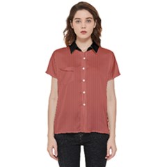 Blush Red - Short Sleeve Pocket Shirt