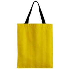 Bumblebee Yellow - Zipper Classic Tote Bag by FashionLane