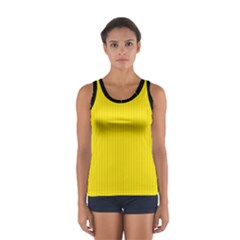 Bumblebee Yellow - Sport Tank Top  by FashionLane