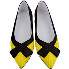 Bumblebee Yellow - Women s Bow Heels by FashionLane