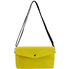 Bumblebee Yellow - Removable Strap Clutch Bag by FashionLane