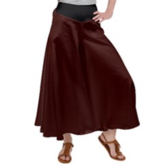 Bean Black - Satin Palazzo Pants by FashionLane