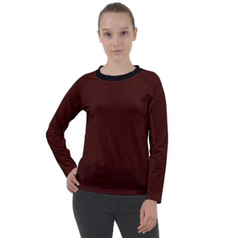 Bean Black - Women s Long Sleeve Raglan Tee by FashionLane