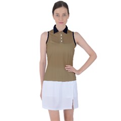 Bronze Mist - Women s Sleeveless Polo Tee by FashionLane