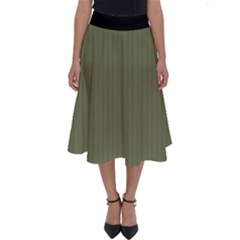 Calliste Green - Perfect Length Midi Skirt by FashionLane