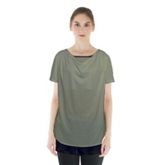 Calliste Green - Skirt Hem Sports Top by FashionLane