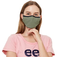 Calliste Green - Fitted Cloth Face Mask (adult) by FashionLane