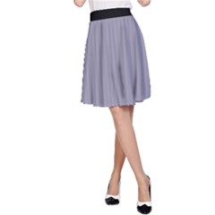 Coin Grey - A-line Skirt by FashionLane