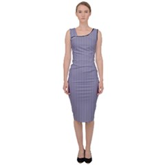 Coin Grey - Sleeveless Pencil Dress by FashionLane