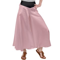 Baby Pink - Satin Palazzo Pants by FashionLane