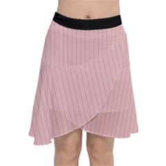 Baby Pink - Chiffon Wrap Front Skirt by FashionLane