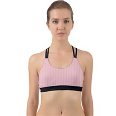 Baby Pink - Back Web Sports Bra by FashionLane