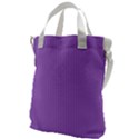 Floral Purple - Canvas Messenger Bag View1