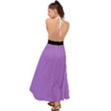 Floral Purple - Backless Maxi Beach Dress View2