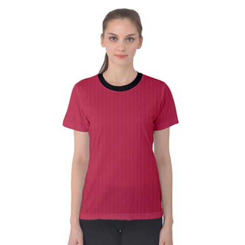 French Raspberry Red - Women s Cotton Tee by FashionLane