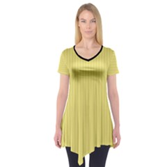 Harvest Gold - Short Sleeve Tunic  by FashionLane