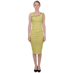 Harvest Gold - Sleeveless Pencil Dress by FashionLane