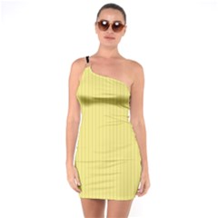 Harvest Gold - One Soulder Bodycon Dress by FashionLane