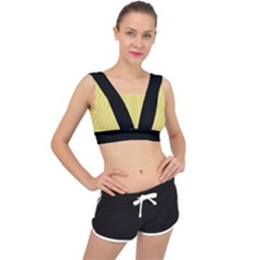 Harvest Gold - V-back Sports Bra