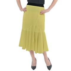 Harvest Gold - Midi Mermaid Skirt by FashionLane