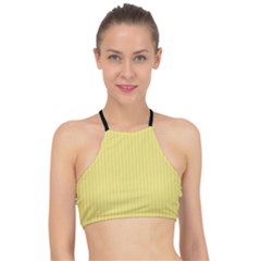 Harvest Gold - Racer Front Bikini Top by FashionLane