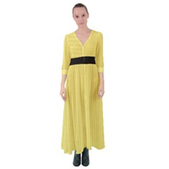 Harvest Gold - Button Up Maxi Dress by FashionLane