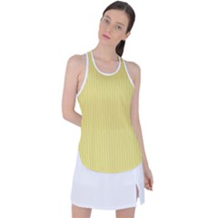 Harvest Gold - Racer Back Mesh Tank Top by FashionLane