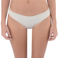 Magnolia White - Reversible Hipster Bikini Bottoms by FashionLane