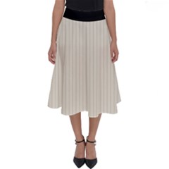 Magnolia White - Perfect Length Midi Skirt by FashionLane