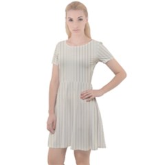 Magnolia White - Cap Sleeve Velour Dress  by FashionLane