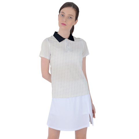 Magnolia White - Women s Polo Tee by FashionLane