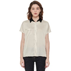 Magnolia White - Short Sleeve Pocket Shirt