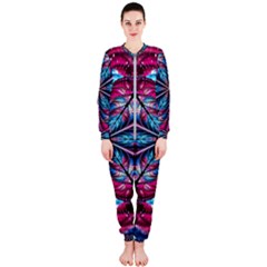 Fractal Flower Onepiece Jumpsuit (ladies)  by Sparkle