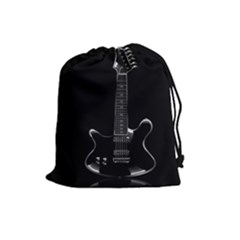 Fractal Guitar Drawstring Pouch (large) by Sparkle