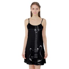 Fractal Guitar Satin Night Slip by Sparkle