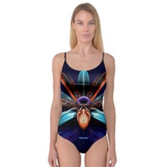 Fractal Flower Camisole Leotard  by Sparkle