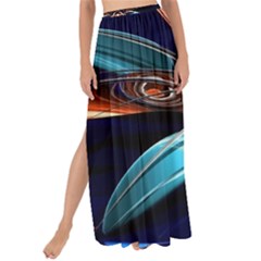 Fractal Flower Maxi Chiffon Tie-up Sarong by Sparkle