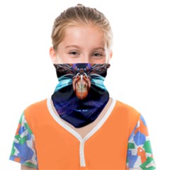 Fractal Flower Face Covering Bandana (kids) by Sparkle