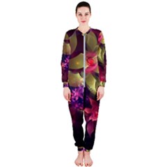 Fractal Flower Onepiece Jumpsuit (ladies)  by Sparkle