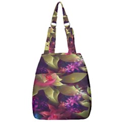 Fractal Flower Center Zip Backpack